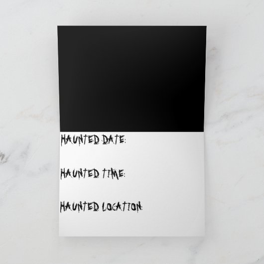 INVITATION MAISON HAUNTÉE (Intérieur)