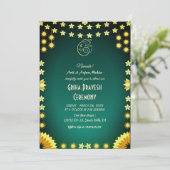 Invitation Maison hindou Réchauffement Griha Pravesh (Debout devant)