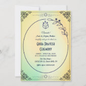 Invitation Maison hindou Réchauffement Griha Pravesh (Devant)