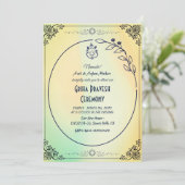 Invitation Maison hindou Réchauffement Griha Pravesh (Debout devant)