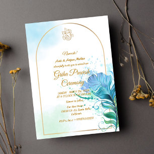 Invitation Maison hindou Réchauffement Griha Pravesh