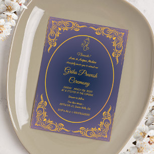 Invitation Maison hindou Réchauffement Griha Pravesh