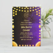 Invitation Maison hindou Réchauffement Griha Pravesh (Debout devant)