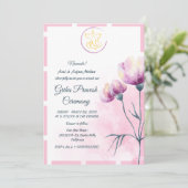 Invitation Maison hindou Réchauffement Griha Pravesh (Debout devant)