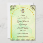 Invitation Maison hindou Réchauffement Griha Pravesh (Devant)