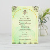 Invitation Maison hindou Réchauffement Griha Pravesh (Debout devant)