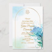 Invitation Maison hindou Réchauffement Griha Pravesh (Devant)