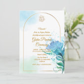 Invitation Maison hindou Réchauffement Griha Pravesh (Debout devant)