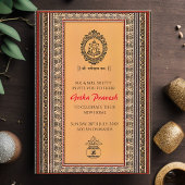 Invitation Maison hindou Réchauffement Griha Pravesh Invitati