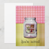 Invitation Maison Jarre Fée Invites (Devant / Derrière)