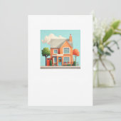 Invitation Maison, maison moderne (Debout devant)