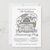 Invitation Maison Mignonne Fête de Crémaillère (Devant)