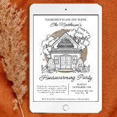Invitation Maison Mignonne Fête de Crémaillère