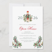Invitation Maison Ouverte de Fêtes de Noël Casse-Noisette Bai (Devant)