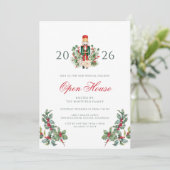 Invitation Maison Ouverte de Fêtes de Noël Casse-Noisette Bai (Debout devant)