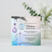 Invitation Maison ouverte de la fête de Noël enchantée (Debout devant)