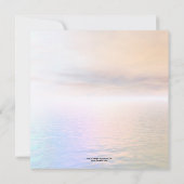 Invitation Maison ouverte de la fête de Noël enchantée (Dos)