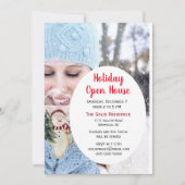 Invitation Maison ouverte de vacances / Fête de Noël (Devant)