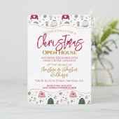 Invitation Maison ouverte déguisée en vilain pull de Noël (Debout devant)