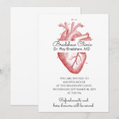 Invitation Maison ouverte du Docteur Cardiologue Médicale (Devant / Derrière)