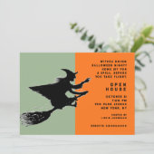 Invitation Maison ouverte Halloween (Debout devant)