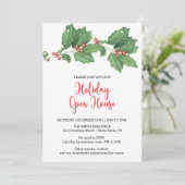 Invitation Maison ouverte Holly Wreath (Debout devant)