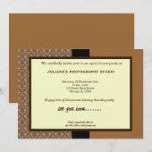 Invitation Maison ouverte Nouvelle entreprise (Devant / Derrière)