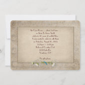 Invitation Maison ouverte pour 40e anniversaire de mariage (Dos)