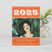 Invitation Maison ouverte pour la fête de remise des diplômes (Debout devant)