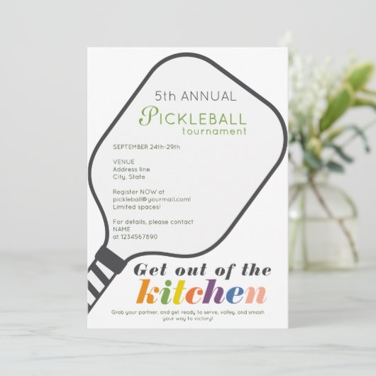 Invitation Maison ouverte pour le Tournoi de Pickleball Fête (Debout devant)