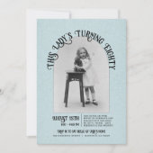 Invitation Maison ouverte pour les 80 ans de Madame (Devant)