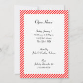 Invitation Maison ouverte pour les Fêtes (Dos)