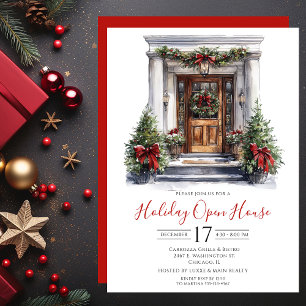 Invitation Maison ouverte pour les Fêtes de fin d'année à la