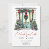 Invitation Maison ouverte pour les fêtes de fin d'année avec (Devant)