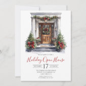 Invitation Maison ouverte pour les fêtes de fin d'année avec (Devant)
