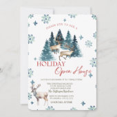Invitation Maison ouverte pour les vacances de Noël avec des (Devant)