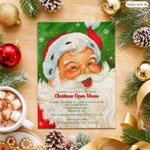 Invitation Maison ouverte pour un Noël vintage avec le Père N