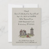 Invitation Maison phare et gardiens (Dos)