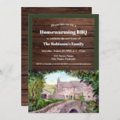 Invitation Maison rustique Pont de Pierre Ferme (Devant / Derrière)