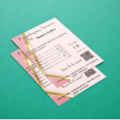 Invitation Maison Tenir Rose Prix Maid Or Blush Qr Code