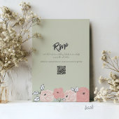 Invitation Maison unique dessinée Villa Sage Green Floral Mar