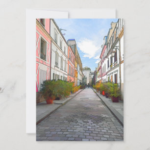 Invitation Maisons colorées rue Cremieux - Paris