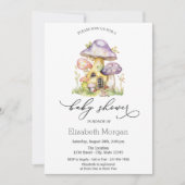 Invitation Maisons de champignons Ombre Pois (Devant)