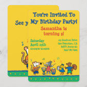 Invitation Maisy and Friends Play in the Band (Devant / Derrière)