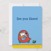 Invitation Maisy Drives a Cute Red Car (Dos)