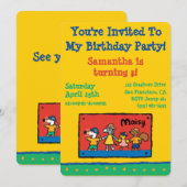 Invitation Maisy et les meilleurs amis tiennent les mains (Devant / Derrière)