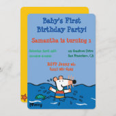 Invitation Maisy nage (Devant / Derrière)