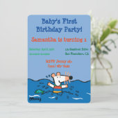 Invitation Maisy nage (Debout devant)