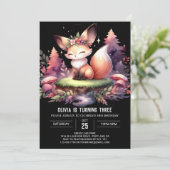 Invitation Majestic Digital Fox Anniversaire (Debout devant)