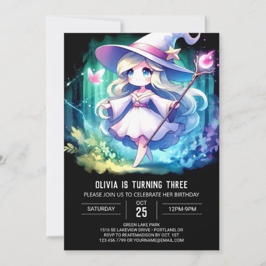 Invitation Majestic Digital Wizard Anniversaire (Devant)